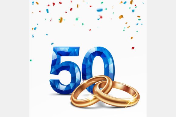 Celebrating Half a Century: The Golden Glow of a 50th Anniversary