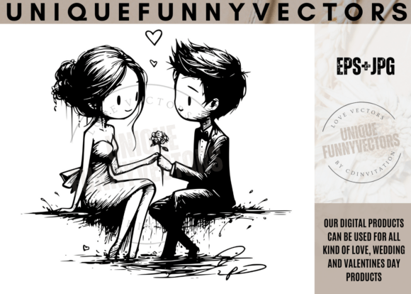 Charming Characters: Unlocking the Potential of Romantic Wedding Art for Couples 339