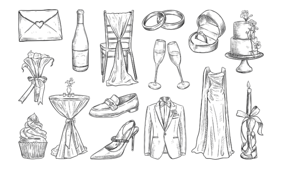 Elegant Wedding Handdrawn Collection: More Than Just a Font