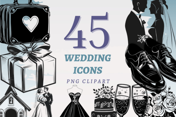 Elevate Your Nuptial Designs with This Essential Icon Collection