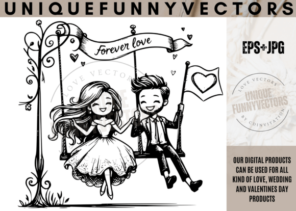 Enchanting Illustrations for Modern Nuptials