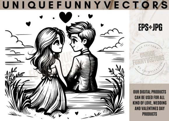 Enchanting Illustrations: Romantic Wedding Art for Couples 304