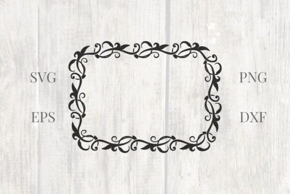 Horizontal Leaves Wedding Invitation SVG: Timeless Elegance for Your Designs