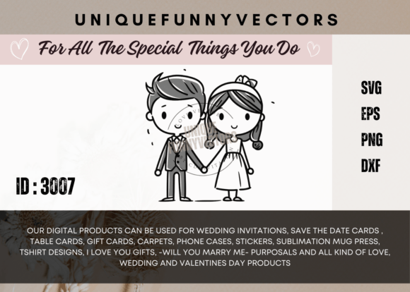 Wedding Couple Illustration Vector 3007: A Designer's Guide